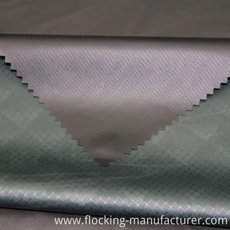 Fashion Embossed Fabric with PU Coat for Men's Wear